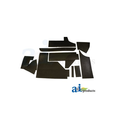 A & I Products Cab Upholstery Kit, Black 40.5" x30" x4" A-CKT300E